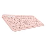 logitech Logitech K380 Multi-Device Bluetooth Keyboard - Keyboard - wireless - Bluetooth 3.0 - QWERTY - US International - rose (920-009867)