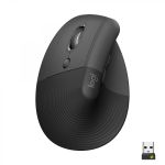 logitech Logitech Lift Left Vertical Ergonomic Mouse - GRAPHITE / BLACK - EMEA (910-006474)