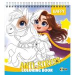 Anti-stress coloring book: Happy, editura Dorinta
