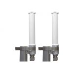 hpe Aruba Pair 5GHz 5dBi Omni N-type Direct Mount Outdoor Antennas (ANT-2x2-5005) (JW026A)