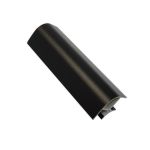 Coltar 90 grade pentru plinta H=150 mm, finisaj negru mat