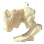 Lumanare parfumata, Soul Mates, Handmade, cu aroma de mixed feelings, 9.5 cm