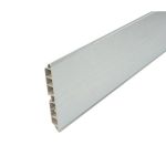 Plinta Pvc, H=120 mm, L=2000 mm, finisaj aluminiu