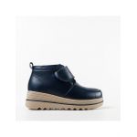 Pantofi casual din piele naturala Engros dama Aaron Bleumarin