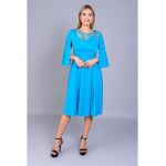 Rochie LUNA de ocazie turcoaz engros