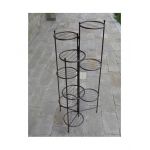 Suport pentru 9 ghivece din metal, extensibil, inaltime 120cm, Engros