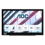 AOC 01 Series I1601P monitoare LCD 39,6 cm (15.6') 1920 x 1080 Pixel Full HD LED Argint, Negru (I1601P)