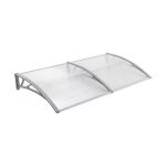 Copertina de usa, gri transparent, accesorii montaj inclus, Maprofi - 240x80 cm