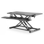 DIGITUS Height Adjustable Sit-Stand desktop 95x61x10-50cm, Lower Keyboard and mouse deck (DA-90380-1)