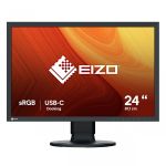 EIZO CS2400R 24inch 16:10 1920x1200 IPS LCD 300 cd/sqm USB-C DisplayPort alt Display Port HDMI incl. ColorNavigator Color Black (CS2400R)
