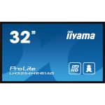iiyama IIYAMA LH3254HS-B1AG 32inch 1920x1080 FHD IPS panel Haze 25percent 500cd/m Landscape and Portrait Signal FailOver Speakers (LH3254HS-B1AG)