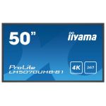 iiyama IIYAMA LH5070UHB-B1 50inch Super Slim 3840x2160 4K UHD VA panel 30mm depth 2xHDMI USB Media 700cd/m2 4000:1 (LH5070UHB-B1)