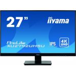 iiyama IIYAMA XU2792UHSU-B1 27inch Wide LCD 3840x2160 4K UHD IPS Technology LED Bl HDMI DP DVI USB-Hub (XU2792UHSU-B1)
