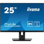 iiyama IIYAMA XUB2595WSU-B5 25inch ETE IPS-panel 1920x1200Â 300cd/m VGA HDMI DisplayPort 4ms Speakers USB HUB 2x2.0 15cm Height Adj. Stand (XUB2595WSU-B5)