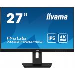iiyama IIYAMA XUB2792UHSU-B5 27inch ETE IPS 3840x2160 UHD 300cd/m2 4ms HDMI DVI DP USB-HUB 2x3.0 Speakers 15cm height adj. stand (XUB2792UHSU-B5)