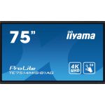 iiyama Monitor ProLite TE7514MIS-B1AG - 189.3 cm (75') - 3840 x 2160 4K UHD (TE7514MIS-B1AG)