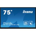 iiyama ProLite TE7512MIS-B1AG 75' Class (74.5' viewable) LED-backlit LCD display - 4K - for digital signage / interactive communication (TE7512MIS-B1AG)