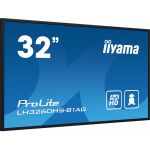 iiyama IIYAMA LH3260HS-B1AG 32inch 1920x1080 FHD VA panel Haze 25perc 500cd/m Landscape and Portrait Wallmount Included (LH3260HS-B1AG)