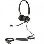 jabra Jabra Biz 2400 II USB Duo CC MS Căști Prin cablu Bandă de fixare pe cap Birou/Call center Negru, Argint (2499-823-309)