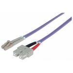 Intellinet 750936 cabluri din fibră optică 3 m LC SC OM4 Violet (750936)