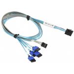 Supermicro CBL-SAST-0948 cabluri SAS 0,6 m Albastru, Gri (CBL-SAST-0948)