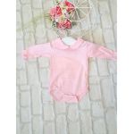 Body baby cu guleras roz en-gross