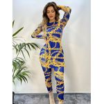 Compleu 2 piese dama Engros, cu model imprimat