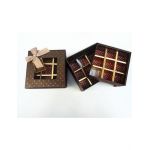 Cutie cadou cu doua compartimente 12 x 12 x 8 cm , Engros