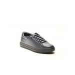 Pantofi barbati casual din piele naturala 9481, Bleumarin