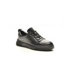 Pantofi barbati casual din piele naturala 9481, Negru