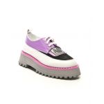 Pantofi casual de dama din piele naturala 773 Engros, Lila