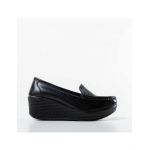 Pantofi casual Engros din piele naturala dama, Ely Negru