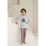 Pijama baietei print kids,Engros