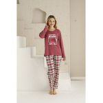 Pijama dama print super mama,Engros
