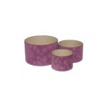 Set 3 cutii rotunde pentru aranjamente florale pret angro
