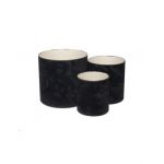 Set inalt 3 cutii rotunde pentru aranjamente florale pret engros