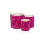 Set inalt 3 cutii rotunde pentru aranjamente florale pret engros