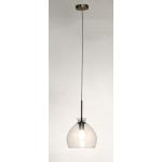 Lustra Sparkle, Bizzotto, Ø 25 x 160 cm, 1 x E27, 40W, otel/sticla