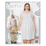 Camasi Noapte Berfin Maneca Scurta 4070-1 Engros