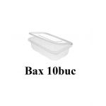 Caserola Plastic cu Capac Incorporat, 750ml, Set 100 buc Engross