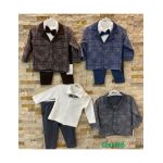 Compleuri baietei elegante 3 piese + papion engros