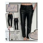 Pantaloni Dama Imitatie Piele Baki 9001 Engros