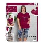 Pijama Dama Baki Viskon Batal Capri 506 Engros