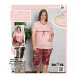 Pijama Dama Baki Viskon Batal Capri 507 Engros