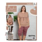 Pijama Dama Baki Viskon Batal Capri 510 Engros