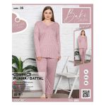Pijamale Dama Battal Compact Penye Baki 35 Engros