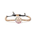 Bratara placata cu aur rose CODE-72-R