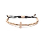 Bratara placata cu aur rose CODE-73-R