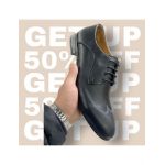 Pantofi angro din piele ecologica pentru barbat cu model si gaurele