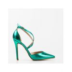 Pantofi cu toc Engros dama Arpat, Verde